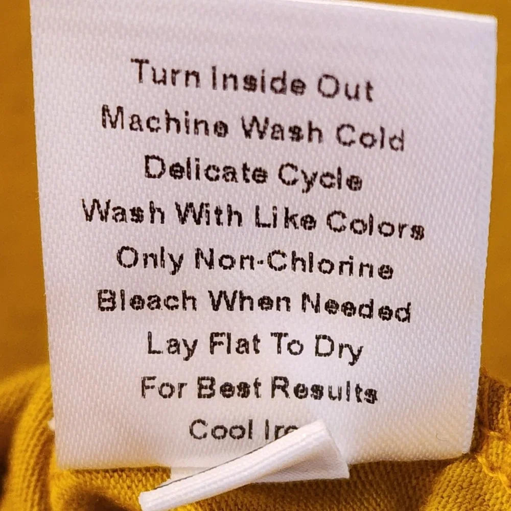 Universal Standard Tee Women 4 / XS Mustard New Pima Cotton Modal Top US10013